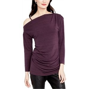 Rachel Roy Womens Asymmetrical Knit Blouse XS‎ NWT